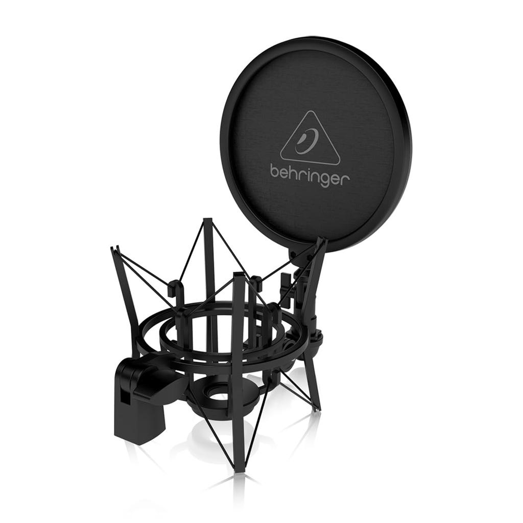 Конденсаторный микрофон Behringer с большой диафрагмой, кардиоидной характеристикой, креплением XLR с защитой от взрыва, в комплекте кабель TM1/пылезащитный чехол/амортизатор