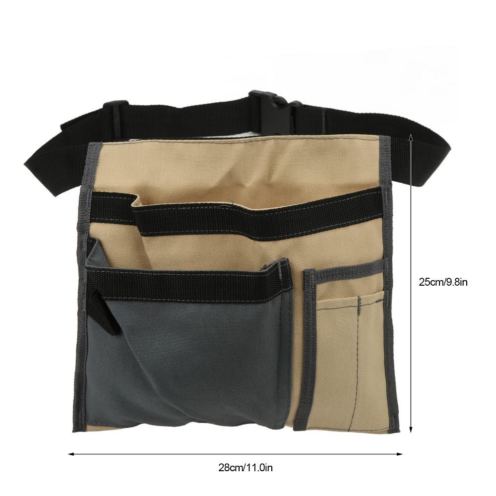 Canvas Waist Hanging Bag Adjustable Belt Storage Bag Canvas Organizer  Electrician Maintenance