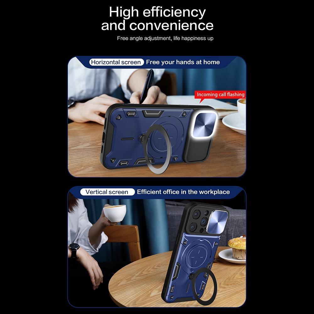 360°Rotation Magnetic Ring Stand Lens Protector Armor Case for iPhone 15 14Plus 13 12 11Pro Max for Samsung S24 S23 S22 S21 S20 Ultra Plus A05 A14 A54