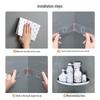 ecoco Punch-Free Corner Bathroom Shelf