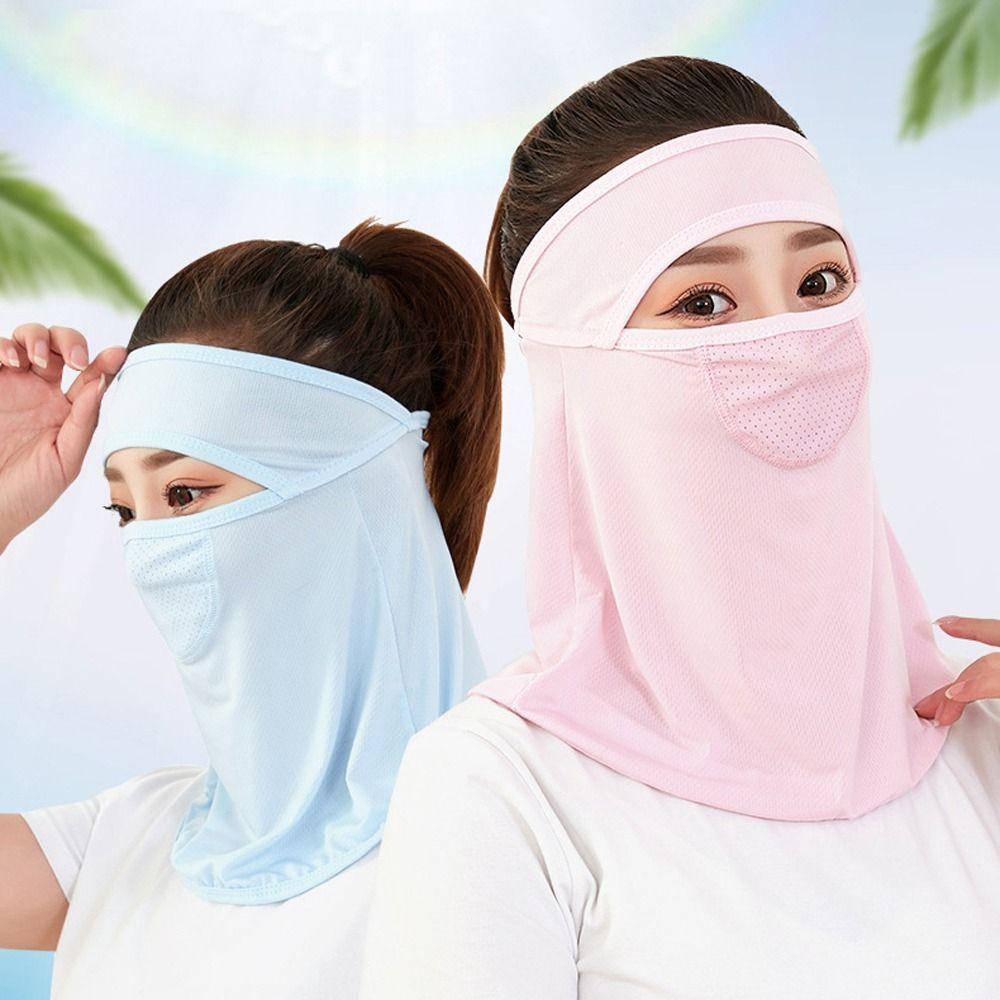 Sunscreen Veil Face Gini Mask Womne Neckline Mask Men Fishing Face Mask Summer Sunscreen Mask
