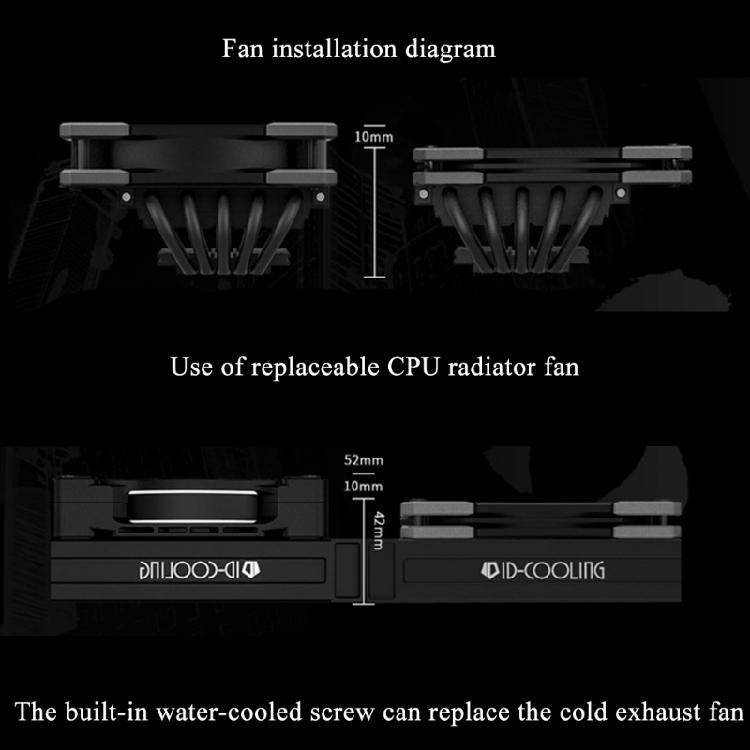 ID-COOLING NO-12015-XT 120мм Корпусный вентилятор Вентиляторы 5В 3-контактный разъем Синхронизация