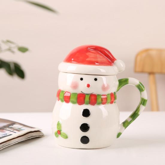 Керамическая чашка для молока, милая новогодняя елка на Хэллоуин, многоразовая кружка для напитков, многофункциональная, для кофе и чая, горячая