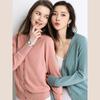 Women Cardigans Autumn Winter Single Breasted V Neck Knitted Sweater Spring Fashion Short Knitwear Solid Cardigan Jumpers