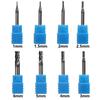 1/1.5/2/2.5/3/4/5/6mm Alloy Carbide Endmill Cutting Milling Cutter 4 Flute Mill Machine Tools