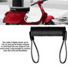 1.2m Safety Disc Brake Helmet Wire Bicycle Lock Rope Anti-theft Security Reminder Motorcycle Spring Cable