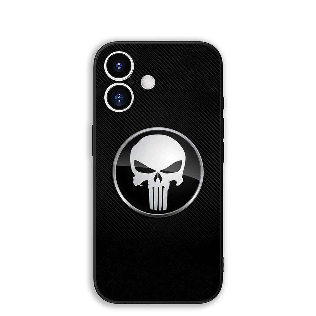 Cover for Motorola Moto Edge 50 30 One Fusion 40 neo Ultra Pro 20 Lite G50 G85 G84 E15 E14 Phone Case The Marvel Punisher Skull