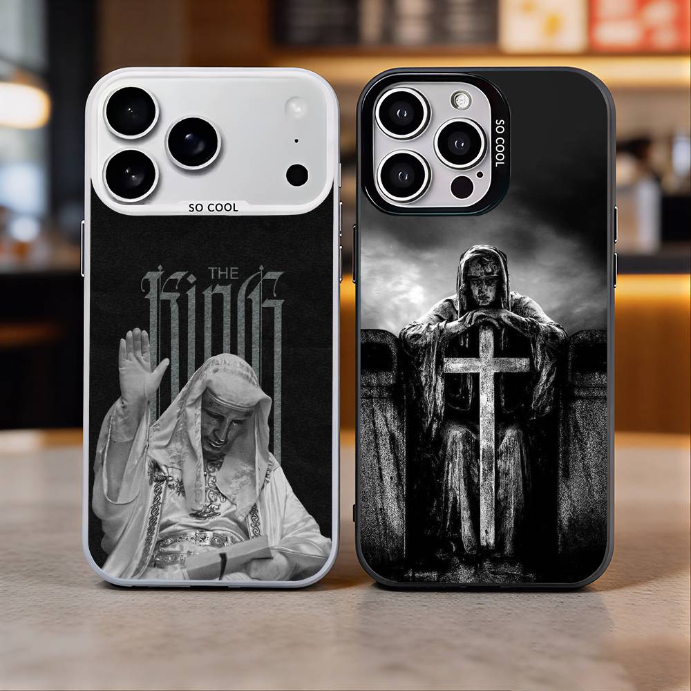 Яркий серебристый чехол для телефона Baldwin IV of Jerusalem Для IPhone 17 16 15 14 13 12 11 Plus Pro Max Plus