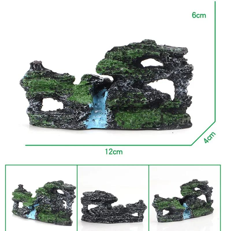 Декоративные камни Декор для аквариума Каменная горка из смолы для декора аквариума Искусственный камень Декор для аквариума Декоративные камни для аквариума