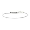 SEWNSWEN SILVER SLIM SNAKE CHAIN BRACELET
