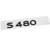Багажник автомобиля с буквенным логотипом, хромированный значок, эмблема, металлические наклейки, наклейки, пригодные для новинки 2021 года S480 S580 S680 GLS480 GLS580 GLS600 GLS680