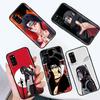 Black Case for OPPO Reno 8 6 5 4 Pro Plus Find X3 A17 A3 A31 A38 A40 A53 A54 A55 A74 A76 A78 A77 A80 A94 A95 A96 Lite W-82 Naruto Itachi Uchiha