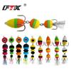 FTK 10PCS Set of Soft Bass Lures with Sharp Hooks Weight 2G 3G Big/Small Size