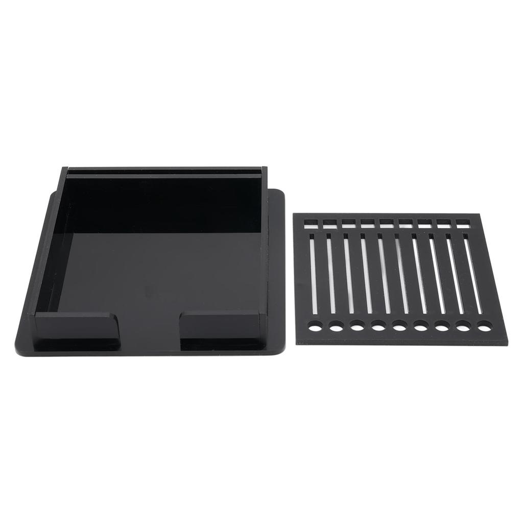 Держатель для липких заметок ABS Memo Pad Organizer с трафаретом для блокнота 3x3 дюйма Pop Up Notes