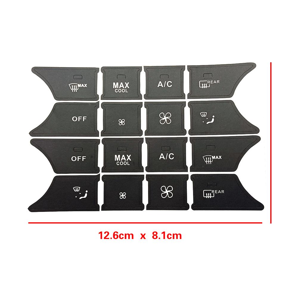 Для Mercedes Benz C W204 CLS C218 GLK X204 GLK X204 SLK R172 автомобильный кондиционер климат кнопка переключения переменного тока ремонт наклейка