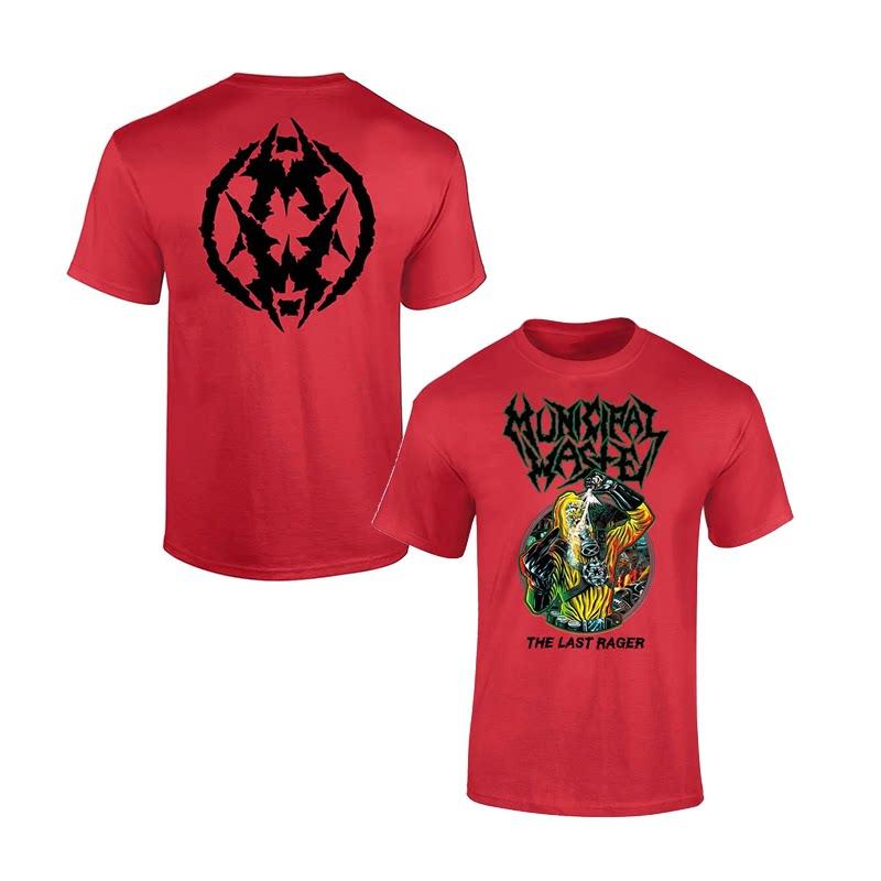 ZX Новая Американская Ругающаяся Металлическая Группа MUNICIPAL WASTE Мужская Панк-Рок Стиль Американская Футболка с Коротким Рукавом
