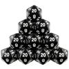 Многогранные кости D20 19,7 мм для TRPG DND Цифровые кости Коллекция для игры 20 граней 10 шт. для вечеринки Настольная игра Высокое качество Практичное ежедневное использование