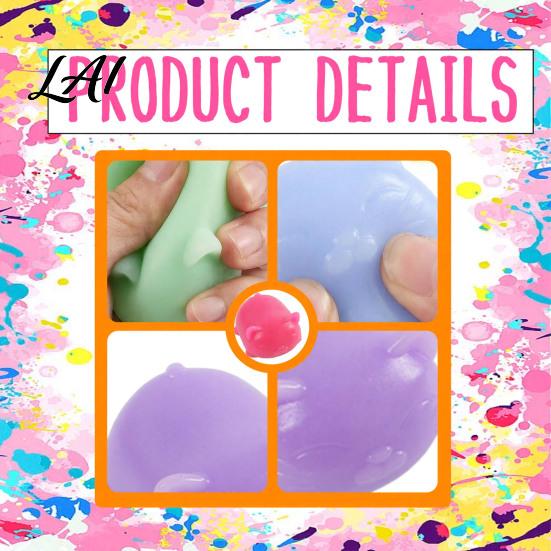 Reusable Stress Ball Kitten Squeeze Toy Soft Cat Fidget Ball Cute Animal TPR Material Decompression Toy for Office Desk Gift Lovers Durable