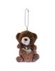 Brown Bear Plush Strap Initial Charm Prank Series [Take Off] [Y] Angel's