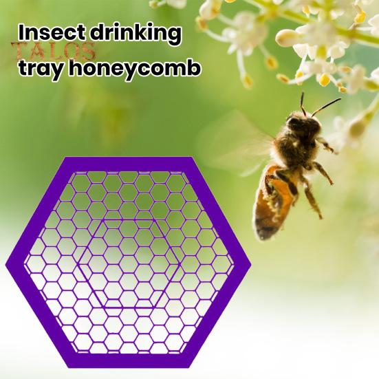 Bee Tray Colorful Insect Waterer Butterfly Water Stations Bee Water Catcher Cups Floating Island for Thirsty Pollinators Bee Bath