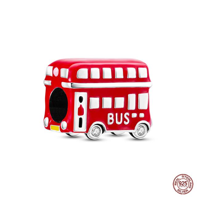 Новые стерлингового серебра 925 пробы красного цвета, подвески в форме сердца, бусины, ювелирные изделия на удачу, подарки