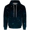 Autumn and Winter New In Sweatshirts Hoodie Trend Clothing Night Starry Sky Sweatshirts for Men Digital Printing Simple Hoodies