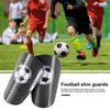 1 пара мини-футбольных щитков для голени, легкие защитные щитки для ног, футбольный узор, миниатюрный футбол, спортивная экипировка для мальчиков и девочек