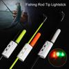 Battery Red/Green/Blasting Flash Fishing Rod Tip Lightstick Bite Alarm Glow Stick Fluorescent Light