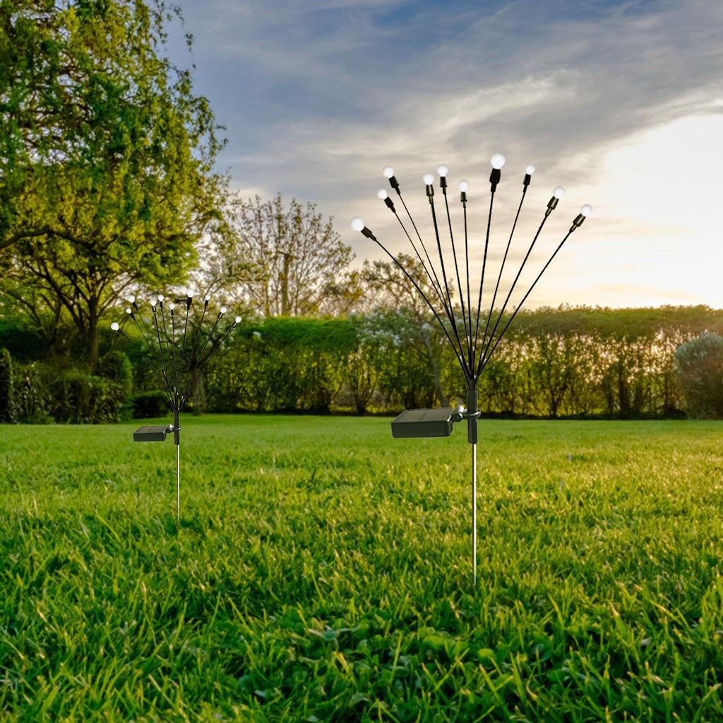 Solar Light Outdoor Waterproof Solar Garden Light Solar Starburst Swing Garden Light