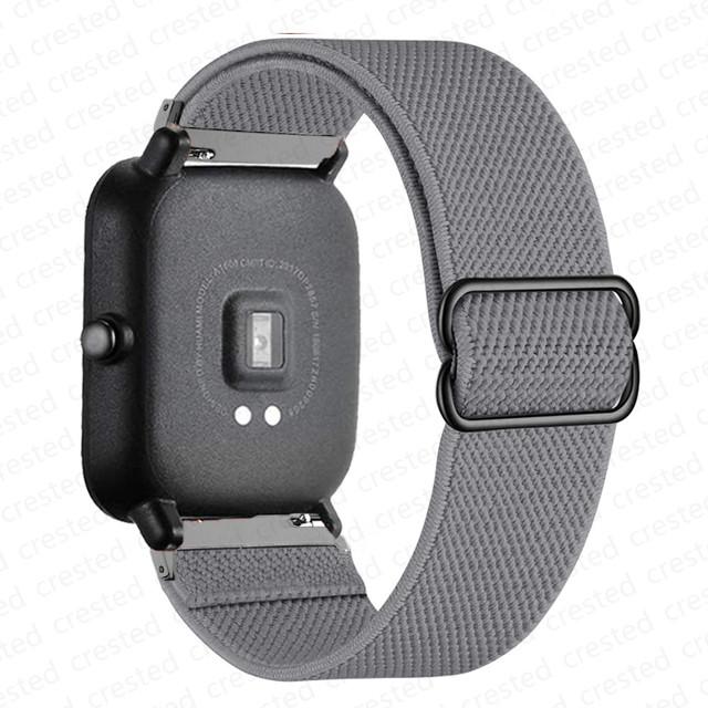 Нейлоновый ремешок Для Amazfit GTS 4/2/2e/3/GTS2 Mini/GTR/4/3/Pro/GTR2/stratos Браслет ремешок Amazfit bip 6 5 3 20мм/22мм Ремешки для часов