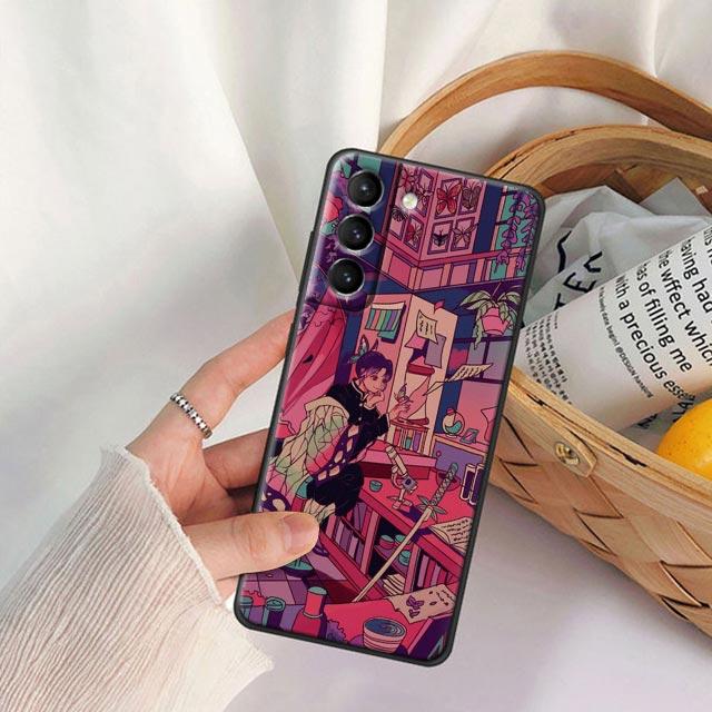 Японская мультяшная сексуальная девушка Чехол для телефона для Samsung Galaxy S22 S21 S20 Fe 5G S7 S8 S9 S10e Plus Ультрамягкий силиконовый чехол Funda Coque