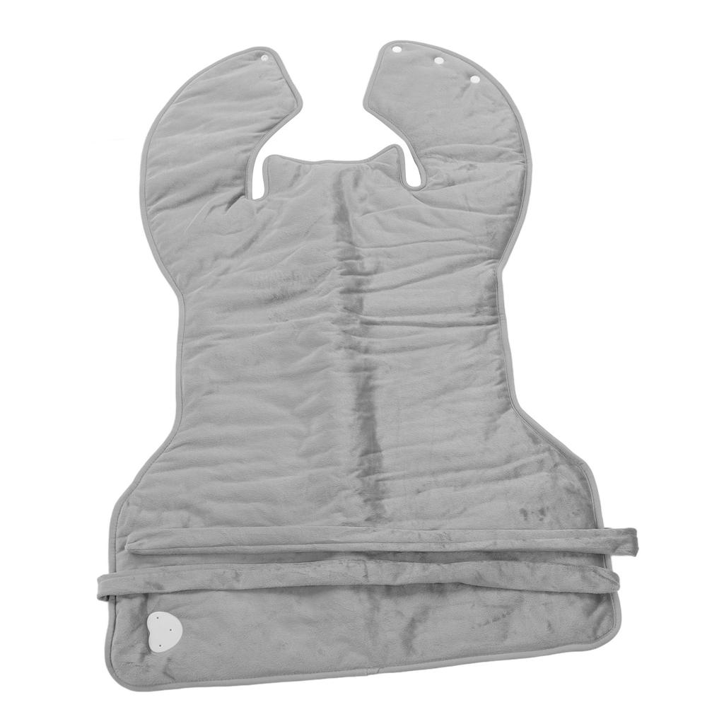 Neck Shoulder Heating Pad Relieve Cervical Joint Pain Electric Heating Shawl for Daily Home Silver