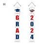 1 пара выпускных баннеров на крыльцо 2024 года, поздравление с выпускным украшением для старшей школы, украшение для кормящей вечеринки