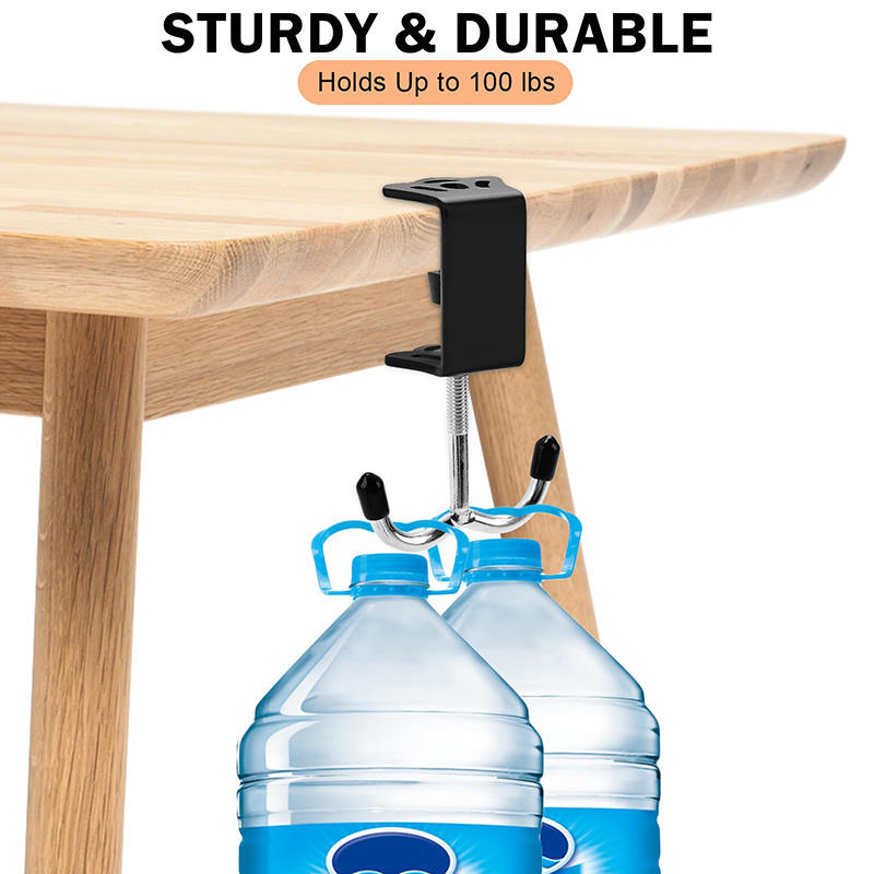 Съемный студенческий крючок для сумки Без сверления Сильный клейкий держатель для края стола Портативный настольный держатель для сумки для школьных принадлежностей