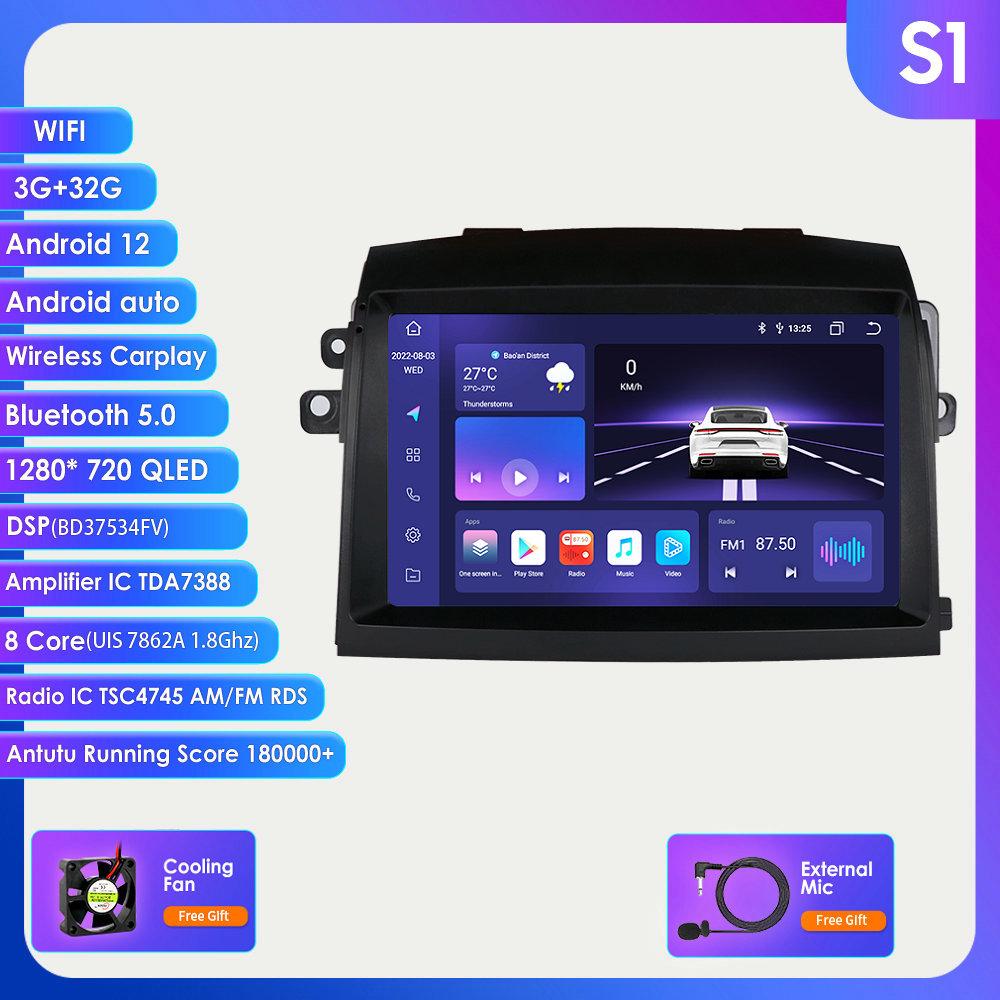 Hizpo Головное устройство 8G + 128G для Toyota Sienna 2 XL20 2003-2010, автомобильное радио, мультимедийный видеоплеер, навигация, стерео, GPS, Android, авто, Carplay, 4G, авторадио