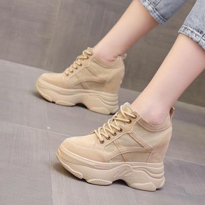 Женские модные кроссовки на толстой подошве с увеличением роста - Коллекция Весна/Осень 2025