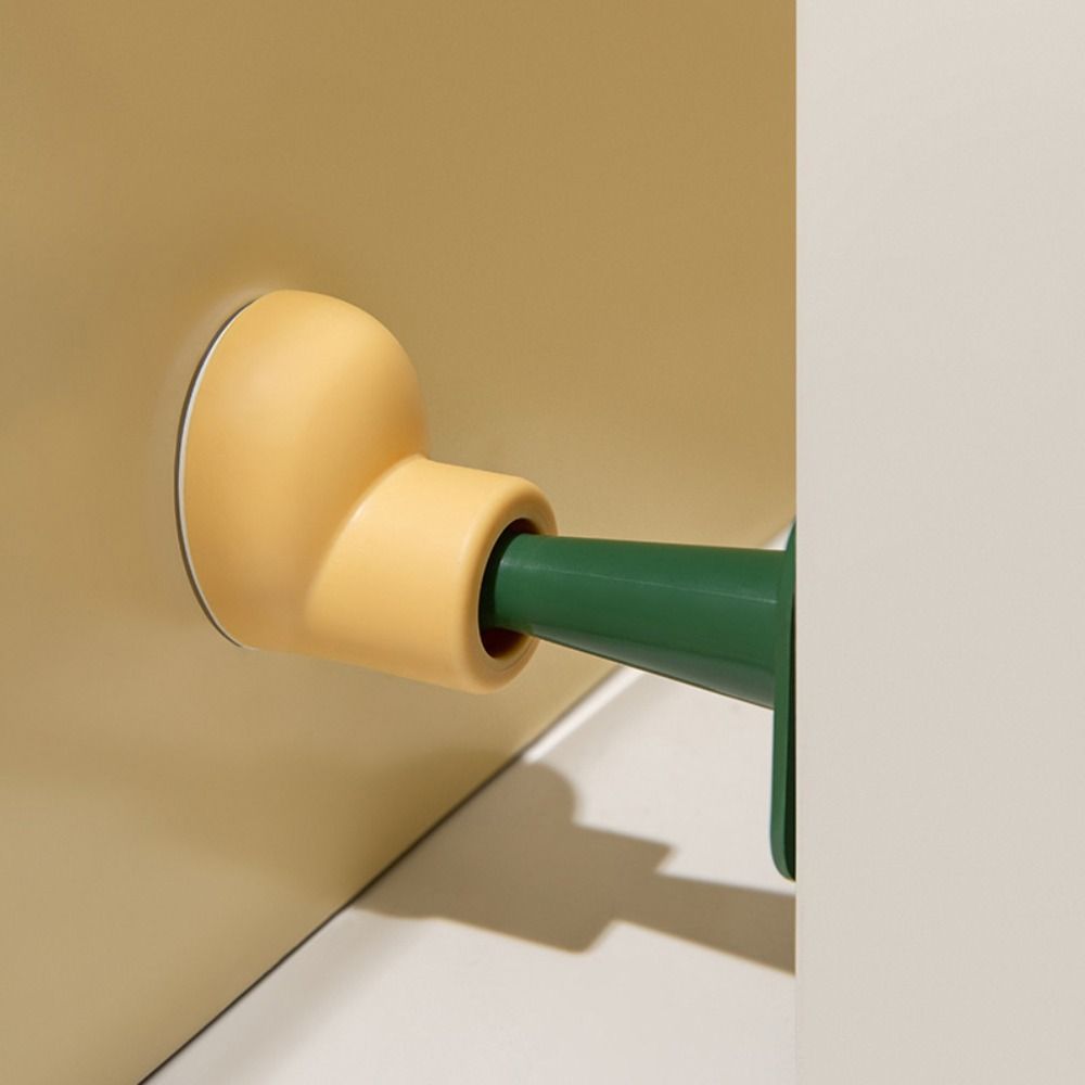 Non-punch Door Anti-collision Device Silicone Anti-bump Door Holder New Door Stopper