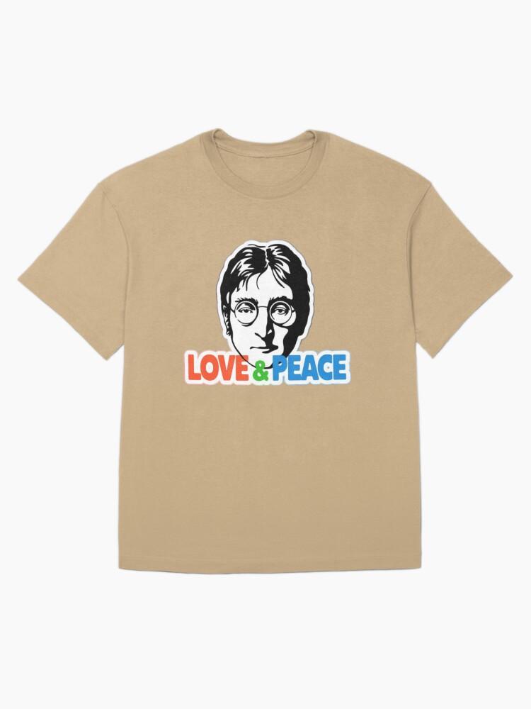 Джон Леннон JOHN LENNON - ЛЮБОВЬ И МИР Футболка оверсайз