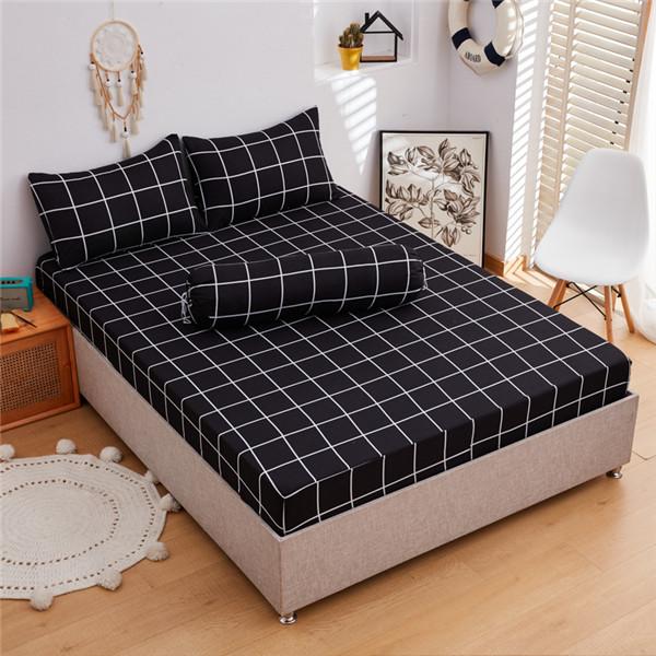 3 шт. простыня с 2 шт. наволочками, наматрасниками, простынями с принтом, хлопковыми дышащими простынями, постельными принадлежностями