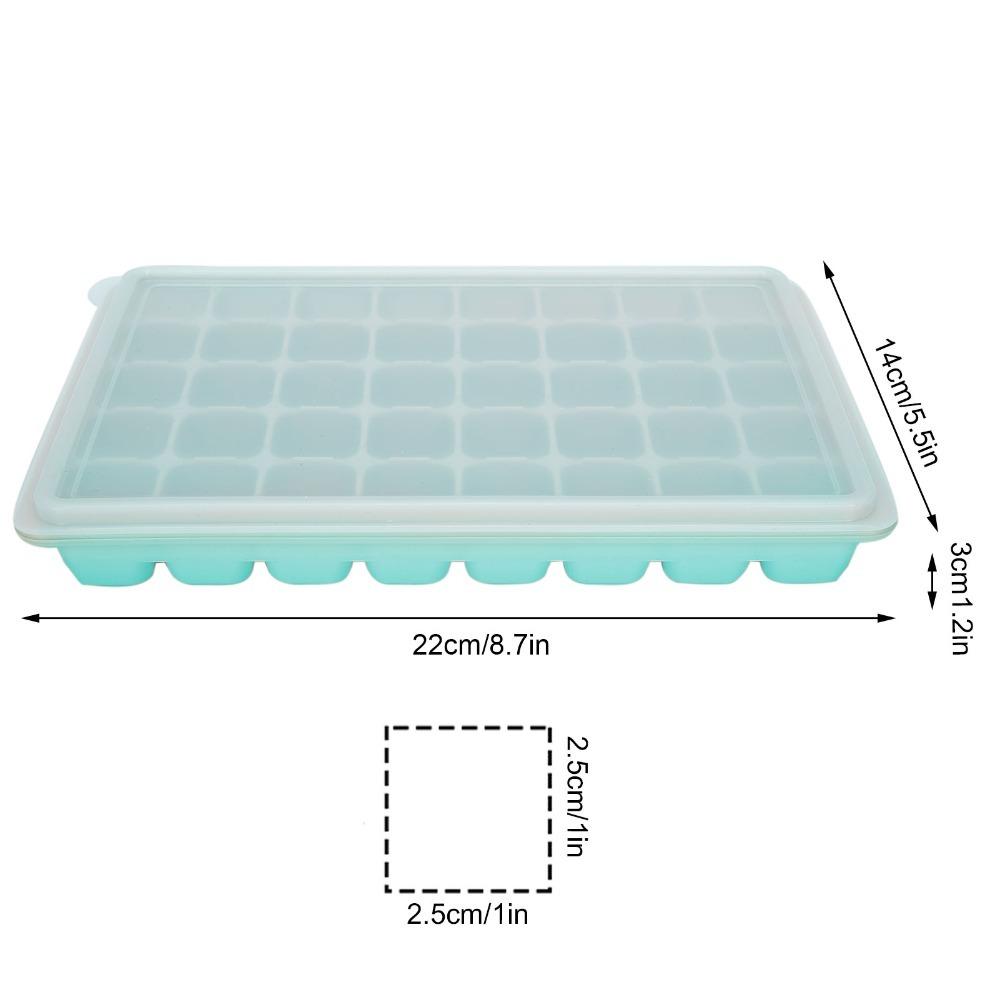 40 Cavity Ice Cube Mold Square Shape Candy Mold Reusable Silicone Ice Cube Tray Home