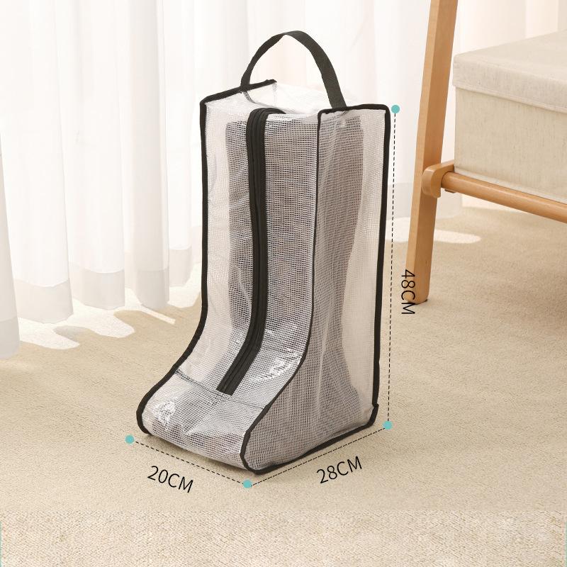 Portable Boots Storage, Tall Boots Storage Short Boots Protector Bag, Shoe Dust Bags,Shoe Sleeves for Travel,Clear Packing Organizers for Men & Women