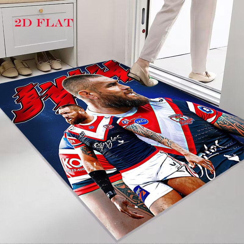 Sydney Roosters Champions Carpet Rug for Living Room Bedroom Home Sofa Decoration,Kids play Nonslip Floor Mat