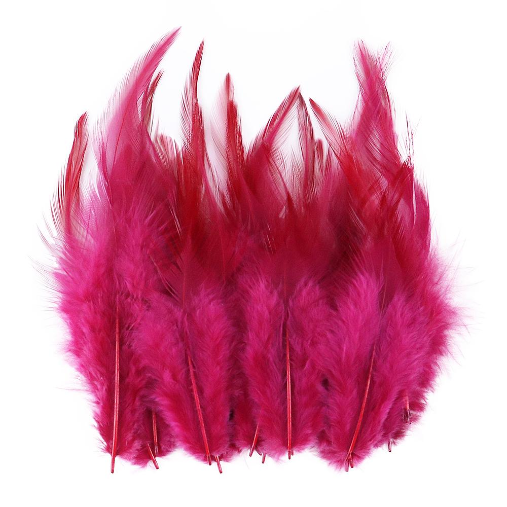 Натуральные куриные перья 10-15см Мягкие петушиные перья для шитья Карнавальные свадебные поделки Украшение для платья одежды