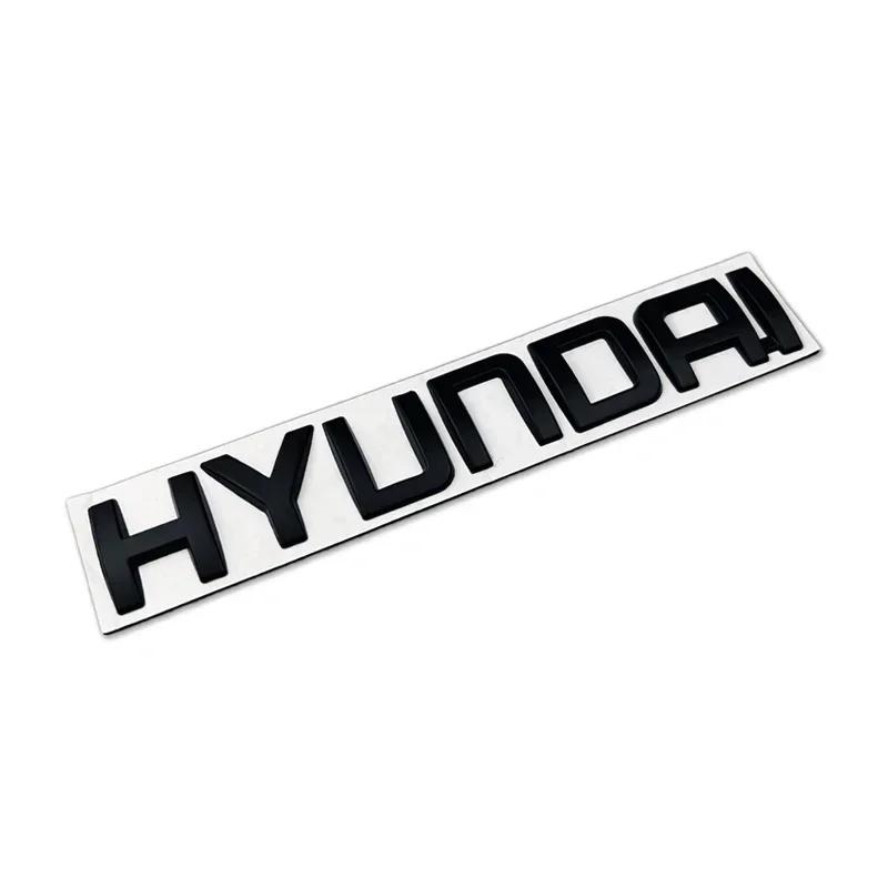 ABS Car Rear Trunk Letter Emblem for Hyundai Logo I40 I30 I10 I20 IX35 IX20 Solaris Tuscani Tuscon Sonata Santafe Tail Sticker 22ll