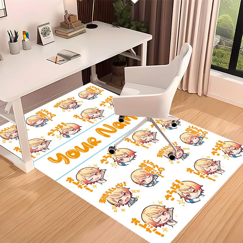 Custom personalization Tsukasa Tenma Print Area Rug - Soft, Washable Non-Slip Indoor Mat,Living Room,Home&Office Decorative Rug