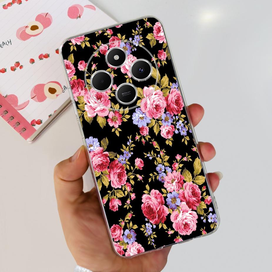 Чехол для Xiaomi Redmi 14C Милый Кот Бабочка Расписной Чехол Прозрачный Силиконовый Мягкий ТПУ Чехол для Телефона Для Xiaomi Redmi 14C Redmi14C Чехлы