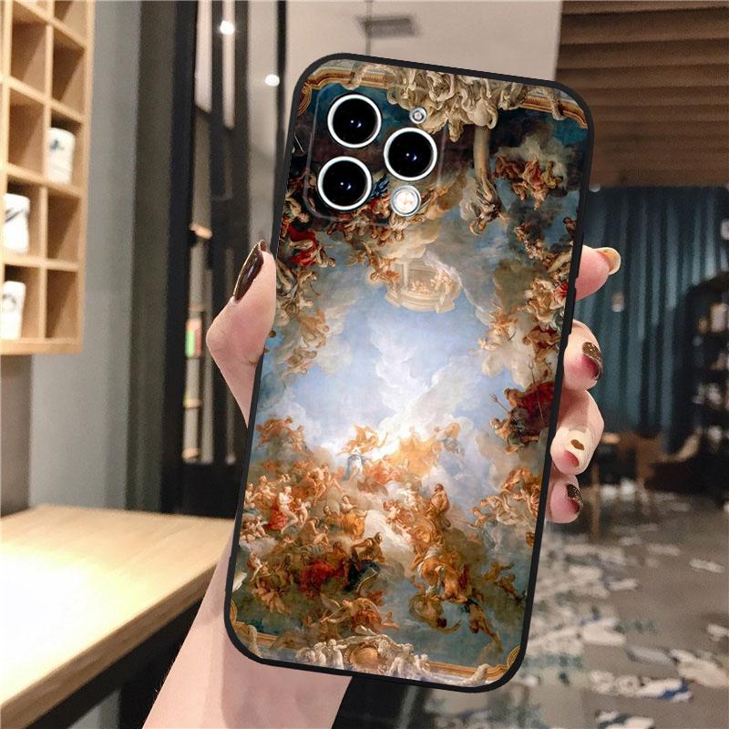 Renaissance Art Painting Phone Case For Iphone 15 14 Pro Max 13 12 11 Pro Max XSMax XR 12 13 Mini 14 Plus Shell