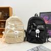 Школьные сумки японские милый бант школьная сумка женский рюкзак высокой ценности большой емкости нишевый легкий повседневный рюкзак