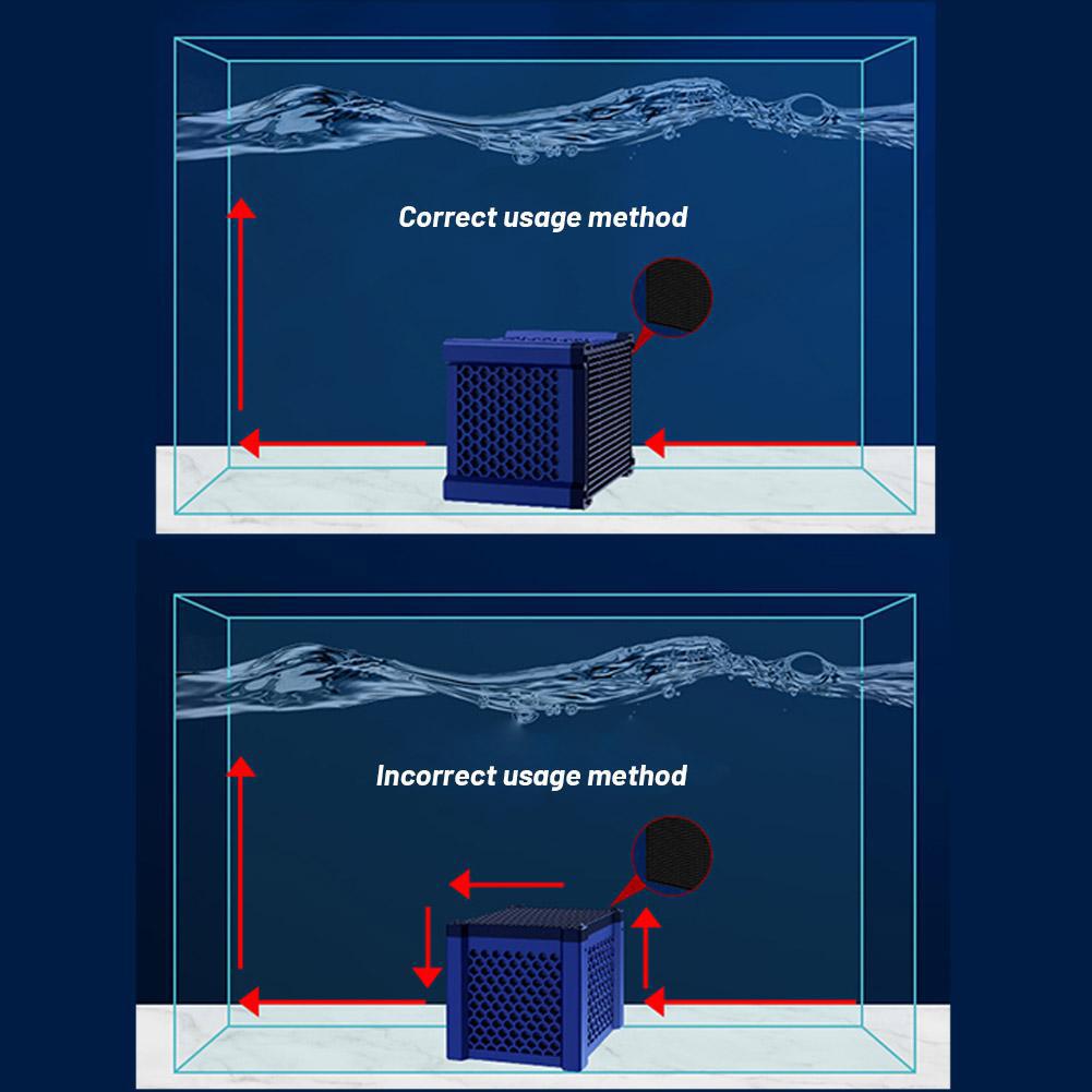 Волшебный фильтр для аквариума, коробка, сотовая структура, активированный уголь для контроля запаха, фильтрация пруда, очиститель воды, корыта для лошадей