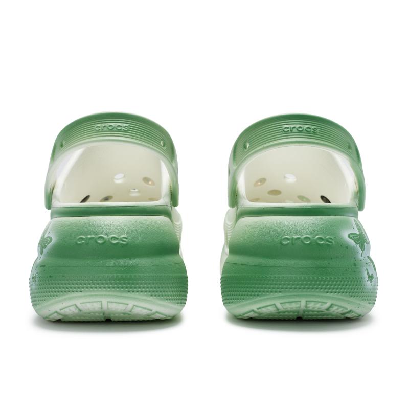Crocs Crush Clog 811 из Xiaodie Zangchun Freshness Туфли с отверстиями-бабочками Унисекс Одинаковые зеленые и белые